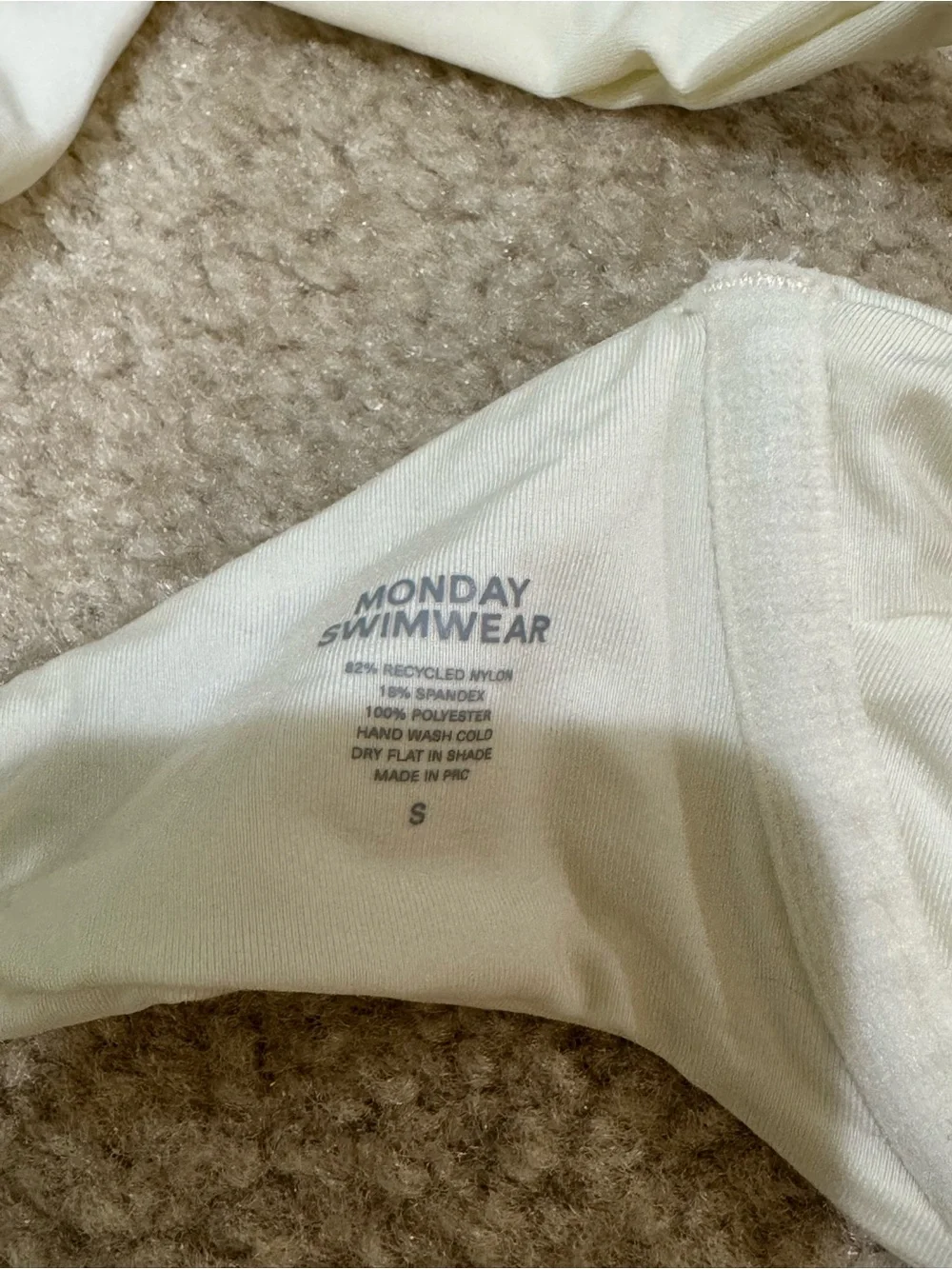 Monday White Underwire Tie-Side Bikini Set